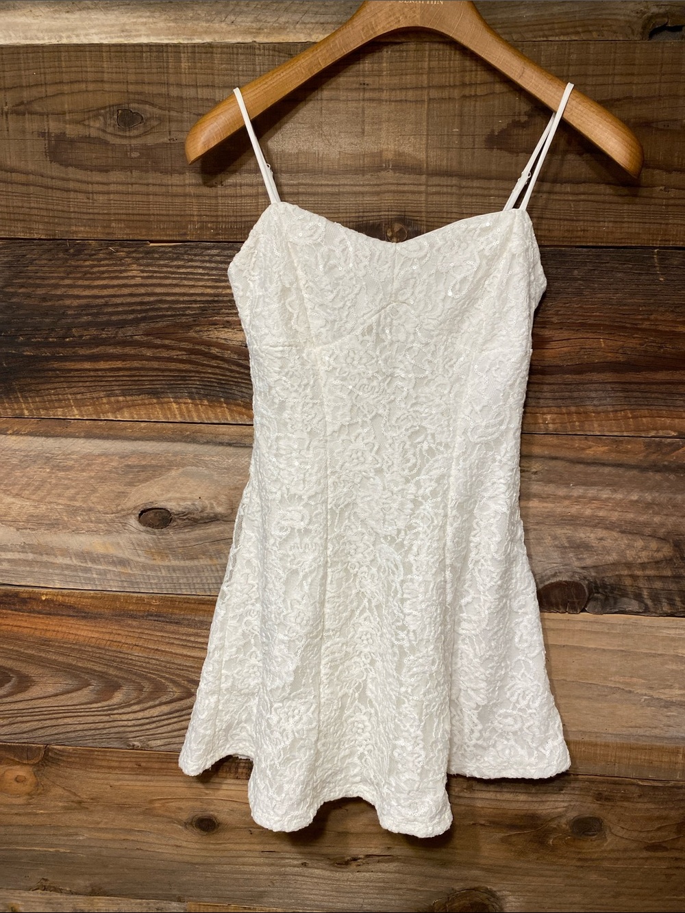 Windsor white A line sweet sensation white graduation dress medium m graduation - Picture 3 of 8